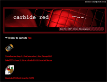 Tablet Screenshot of carbide-red.com
